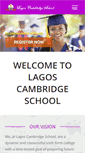 Mobile Screenshot of lagoscambridgeschool.com