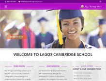 Tablet Screenshot of lagoscambridgeschool.com